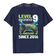 9 Year Old Boy Video Gamer Awesome Since 2016 9th Birthday Short Sleeve T-Shirt Born in 2016 Gaming Controller Saying Tee Gifts