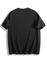 Happy Thanks Gaming Men's Graphic Tee, Pure Cotton Casual Black T-Shirt, Lightweight Round Neck Tee