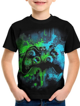 Child T-Shirt Children Top Shirts Cool Game 3D Print Short Sleeve Tee T-Shirt Korean Children's Clothes 2024 Kids Spring Clothes