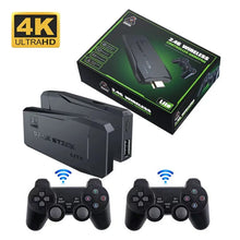 4K Game Stick Lite Video Game Console Double handheld 64/32GB Wireless Controller For Retro 2000+ Games included Kid Xmas Gift