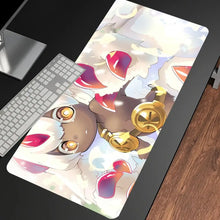 Large Mouse Pad Cartoon Made in Abyss Mousepad Keyboard Desk Mat XXL Game Rubber No-slip Mouse Mat Gamer Riko Nanachi Mausepad