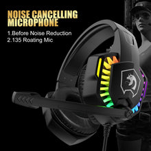 MANBASNAKE T11 Wired Gaming Keyboard and Mouse Headset Combo,Rainbow LED Backlit Wired Keyboard