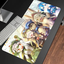 Large Mouse Pad Cartoon Made in Abyss Mousepad Keyboard Desk Mat XXL Game Rubber No-slip Mouse Mat Gamer Riko Nanachi Mausepad