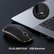 Wireless Mouse 2.4G Slim Portable Computer Mouse With Nano Receiver Less Noise Mobile Optical Mice For Notebook PC Laptop Comput