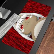 Large Mouse Pad Cartoon Made in Abyss Mousepad Keyboard Desk Mat XXL Game Rubber No-slip Mouse Mat Gamer Riko Nanachi Mausepad