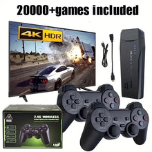 4K Game Stick Lite Video Game Console Double handheld 64/32GB Wireless Controller For Retro 2000+ Games included Kid Xmas Gift
