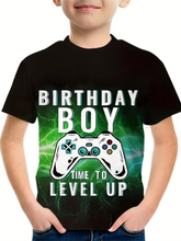 Child T-Shirt Children Top Shirts Cool Game 3D Print Short Sleeve Tee T-Shirt Korean Children's Clothes 2024 Kids Spring Clothes