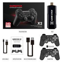 X2 Plus Gaming Stick 64g/128g 4K HD Video Game Console 2.4G 5G Dual Wireless Controller HDMI Gaming Stick & Controller